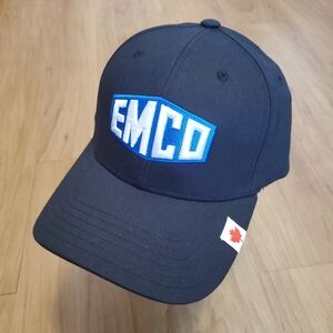 EMCO Black and Blue Baseball Cap Men Unisex Adult One Size